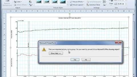 Editing Labchart Data in Powerpoint for Presentation or Publication