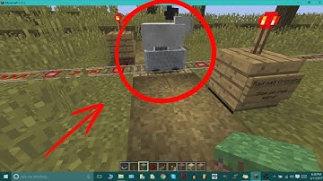 Minecraft Tutorial -  Decent Railroad Crossing