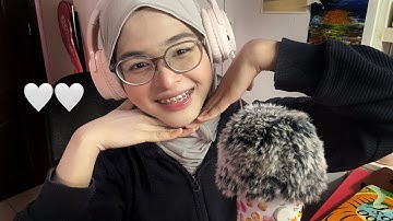 ASMR ♡ FAST AND AGGRESSIVE MOUTH SOUNDS, MIC TRIGGERS, HAND MOVEMENTS🌷🎀 (foam & fluffy cover)