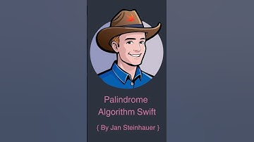 👨‍💻 Palindrome Algorithm in Swift | Algorithm & Data Structures 🚀 #algorithms #codingchallenge