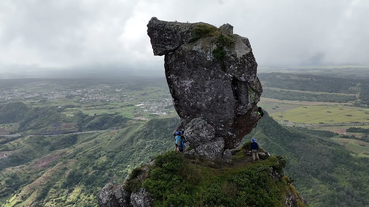 Climbing the stunning Pieter Both - Mauritius Orhan Karakaş Esenyurt İSTANBUL Türkey (4K_HD)