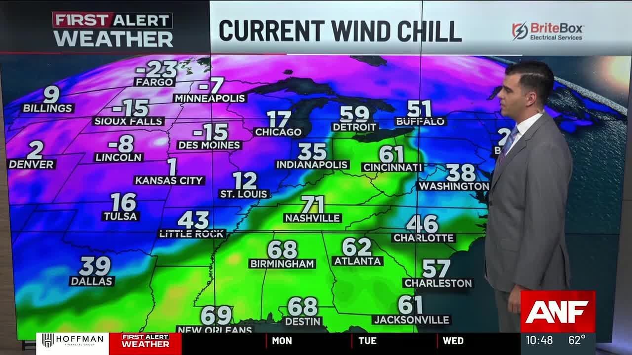 First Alert Forecast: Frigid Weather On the Way