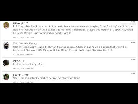 Wiɳƙʅҽ Ssƈiҽƚყ Group Post And Comments About Lizzy Winkle Death Youtube - roblox creators that died