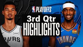 San Antonio Spurs vs Oklahoma City Thunder 3rd Qtr Highlights | May 22, 2026 | NBA Playoffs