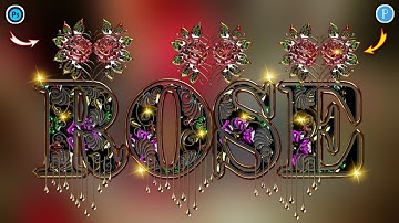 Multicolor Glowing Glass Font Editing On Ps Touch PixelLab | How To Make Glass Font • Glass Font