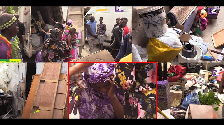 Les 2 familles NDOYE de COLOBANE expulsée en pleine JOURNEE de leurs maisons familiales