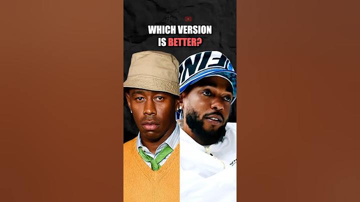 Which Version is Better? 🔥 (Tyler’s THAT GUY - Kendrick’s hey now)
