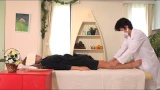 Massage to Japanese Gal Wearing Swimsuit | Relaxing upper body oil massage | aroma