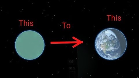 How to change planet textures in SFS for Android