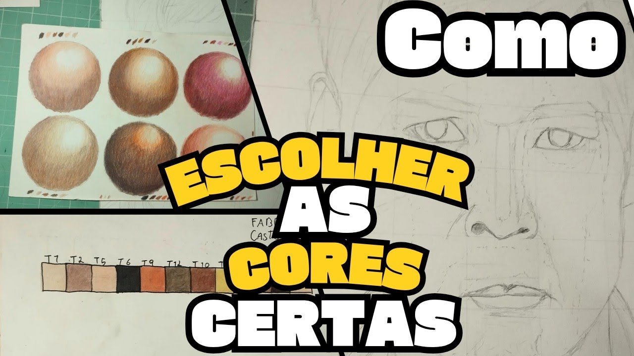 Como escolher as cores de lápis de cor certas para colorir o seu desenho
