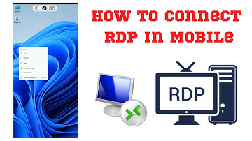 How to Connect RDP in Mobile 📲 using IP Address in 2023 | Connect Remote Desktop Computer