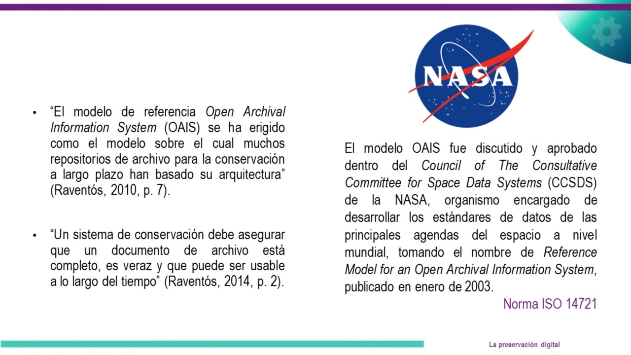 Estrategias de preservación digital y modelo OAIS Repositorios digitales