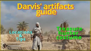 AC Mirage collectables: Darviss artifacts, easy GUIDE with BASIC equipment, 4k, 60fps