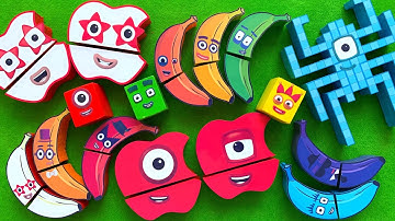 Looking for Numberblocks NEW 100 171 Puzzle Tetris Shape | ASMR chirping of birds