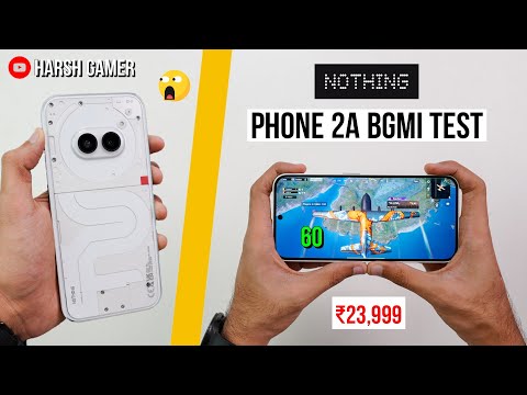 Nothing Phone 2A Pubg Test With FPS Meter, Heating and Battery Test | Should You Buy? 🤔