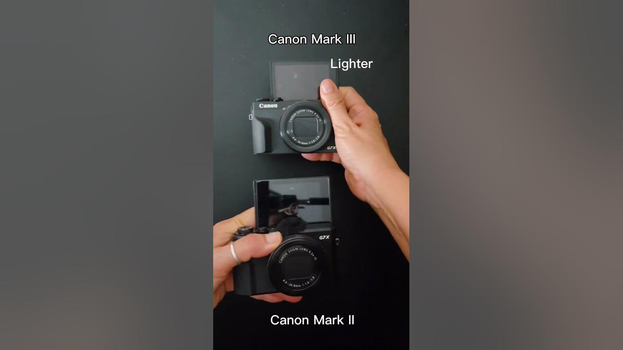 Camerarace  Canon PowerShot G7 X Mark II vs Canon PowerShot G7 X Mark III