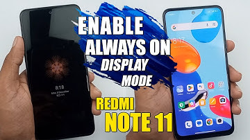 How To Enable Always On Display Mode - Redmi Note 11