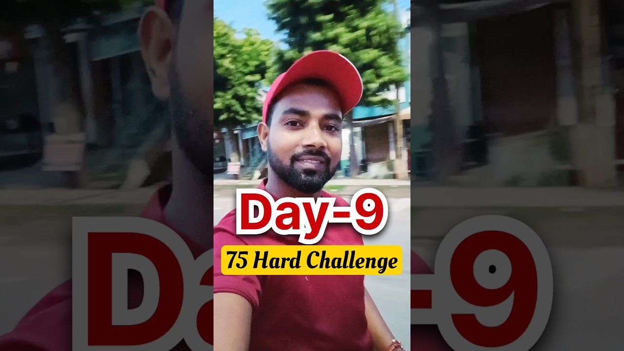 Day 9/75 Hard Challenge | Shashikant | #workouthard #75hardchallenge #minivlog