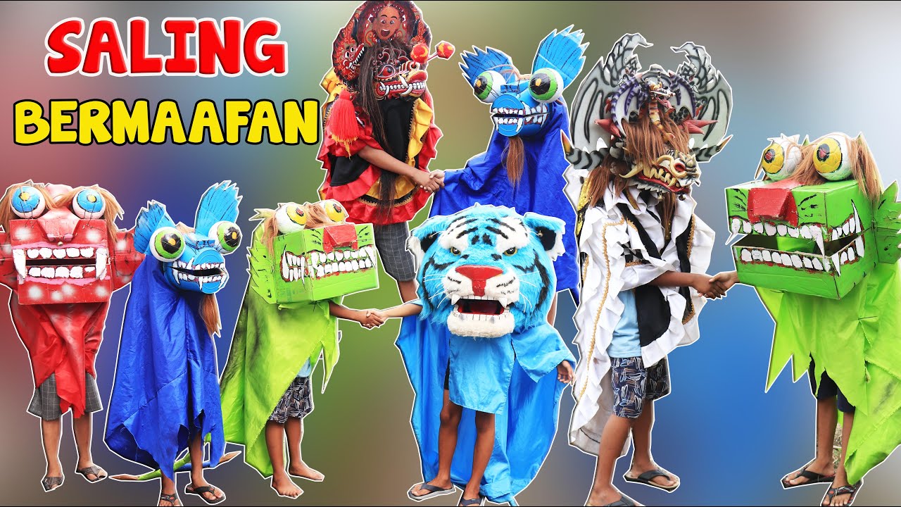 BARONGAN JAHAT DAN BARONGAN BAIK SALING BER MAAF MAAFAN
