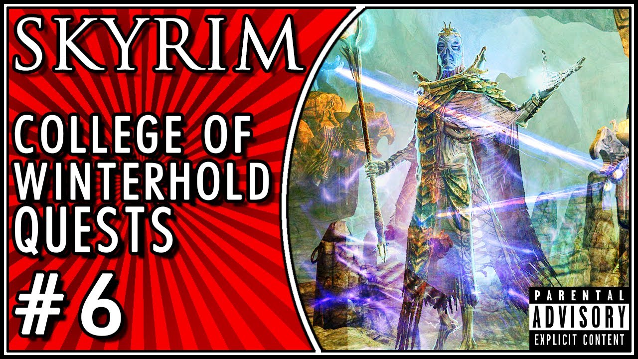Skyrim The Staff of Magnus (College of Winterhold Quests 6) Gameplay