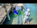 It Used To Be ILLEGAL To Fish This MARINA DOCK!!! (INSANE)