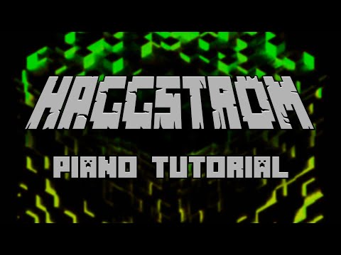 C418 Haggstrom From Minecraft Piano Tutorial