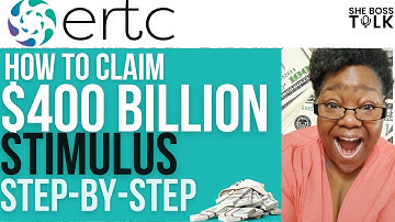 HOW TO CLAIM $400 BILLION STIMULUS FOR SMALL BUSINESS | ERTC | GRANT | SHE BOSS TALK