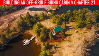 The Pressure is ON (Musky Under The Dock!) - Building An Off-Grid Fishing Cabin - Chapter 21