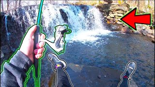 CREEK Fishing A Small STOCKED Trout Stream In Pennsylvania