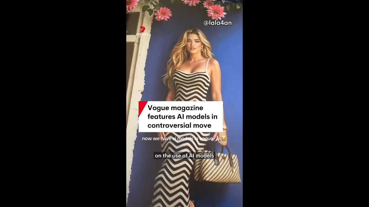Vogue magazine features AI models in controversial move