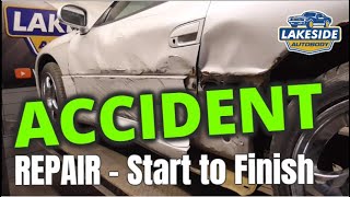 How Body Shops Repair Serious Collision/Accident Damage  Start to Finish