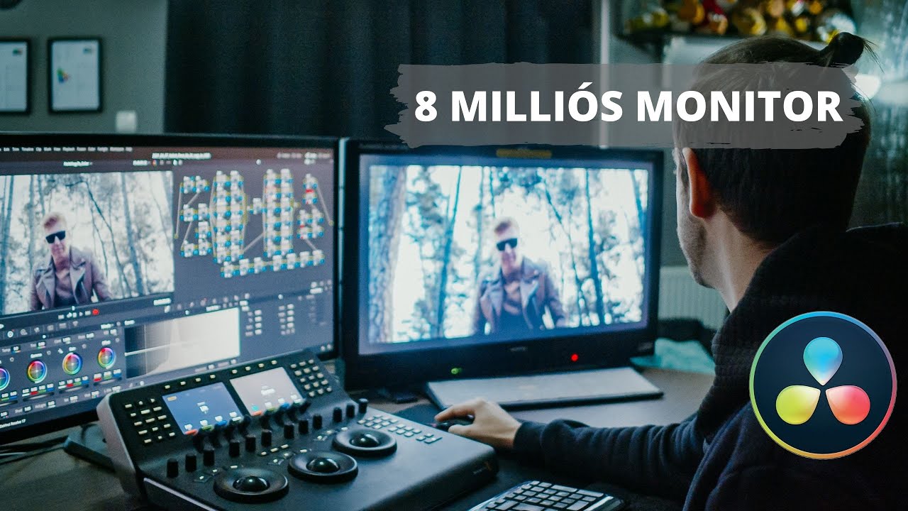 8 MILLIÓS MONITOR?!😲 ÍGY DOLGOZIK EGY PROFI COLORIST feat. Láposi