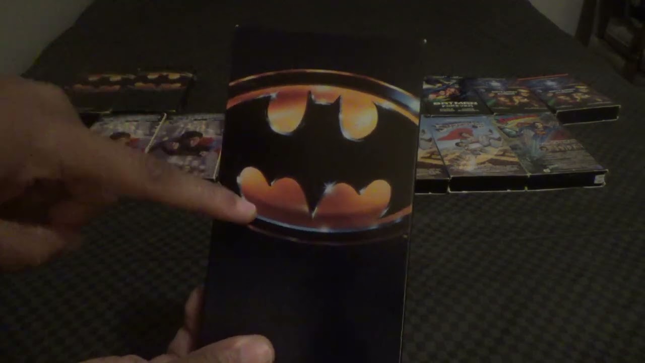 My Updated Batman & Superman VHS Collection 2025 Edition 60fps