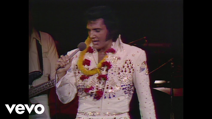 Suspicious Minds Live version - Live performance video thumbnail