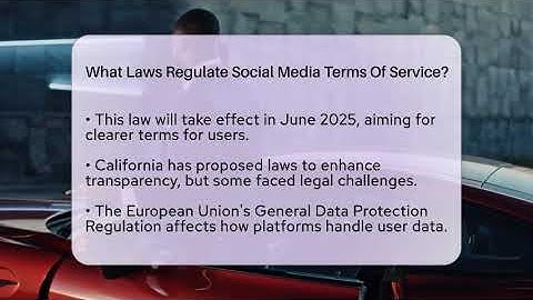 What Laws Regulate Social Media Terms Of Service? - Everyday-Networking