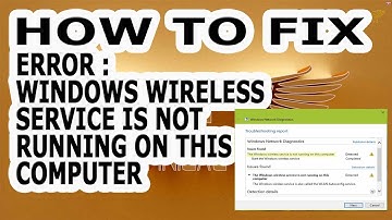 Fixed: Windows Wireless Service Is Not Running On This Computer | Windows 10 Tutorial