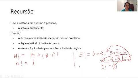 AED1 Aula02 Parte01 - Recursão e Fatorial