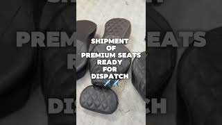 Seats ready for Dispatch @saharaseats #royalenfield #interceptor #harleydavidson