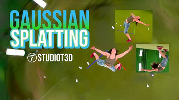 Gaussian Splatting Using a 4Dviews Holosys Volumetric Capture System