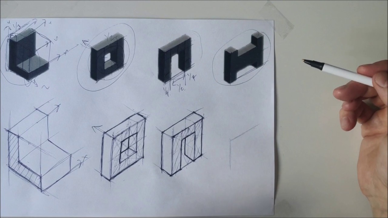 Isometric Drawing Puzzle : r/puzzles