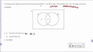 [IB Math SL] Exam Review Example: Venn Diagram