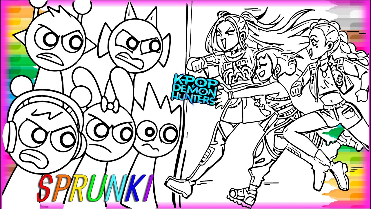 Incredibox SPRUNKI Vs KPop Demon Hunters Coloring Satisfying Coloring incredibox-sprunki-vs-kpop-demon-hunters-coloring-satisfying-coloring