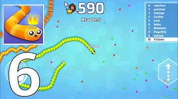 Snake I.O Game | Gameplay Walkthrough - New Green Kobra Unlock - Part 6 (Android,IOS) 