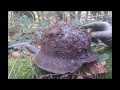 Germans and U S  helmets ww2 dump