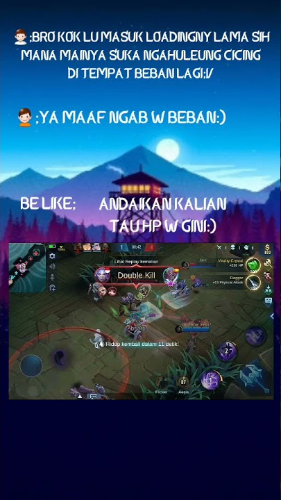 STORY WA ML TERBARU SUKA DI EJEK SAMA TEMAN PENGGUNA HP KENTANG