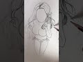 もしも竈門禰豆子と海に行ったら【鬼滅の刃】絵の描き方動画　#shorts