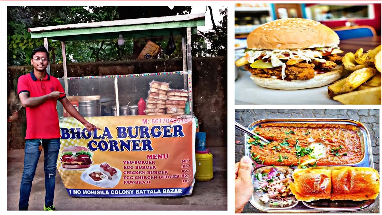 Cheapest Burger of Asansol Only Rs.30😍🔥| Bhola Burger | Indian Street Food