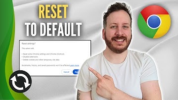 How To Reset Google Chrome To Default Settings