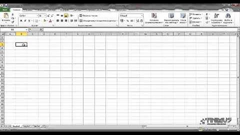 Microsoft Office Excel 2010 Урок 1 [Animuschool]