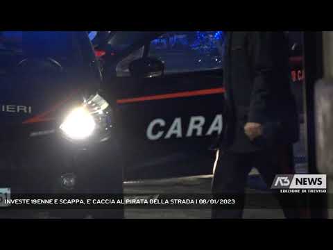 INVESTE 19ENNE E SCAPPA, E' CACCIA AL PIRATA DELLA STRADA | 08/01/2023